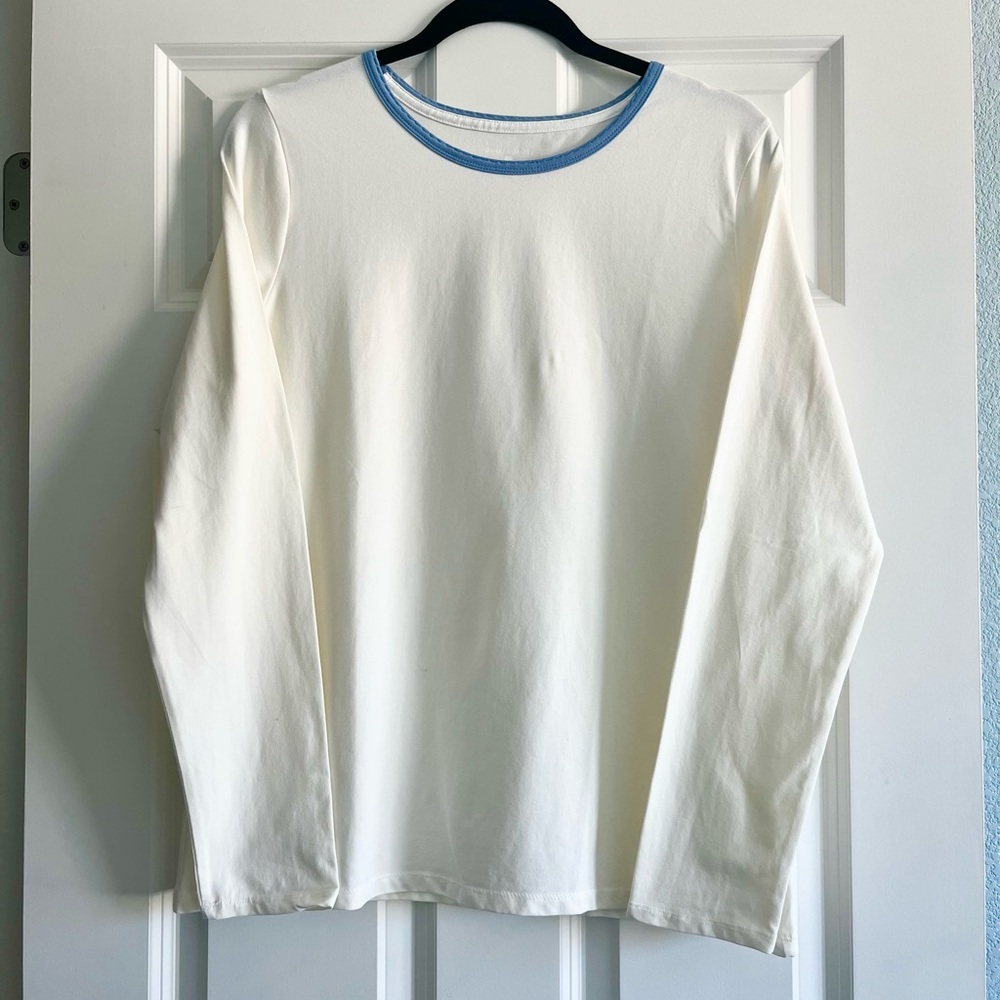 Like New Draper James x Lands End Long Sleeve PJ Top
